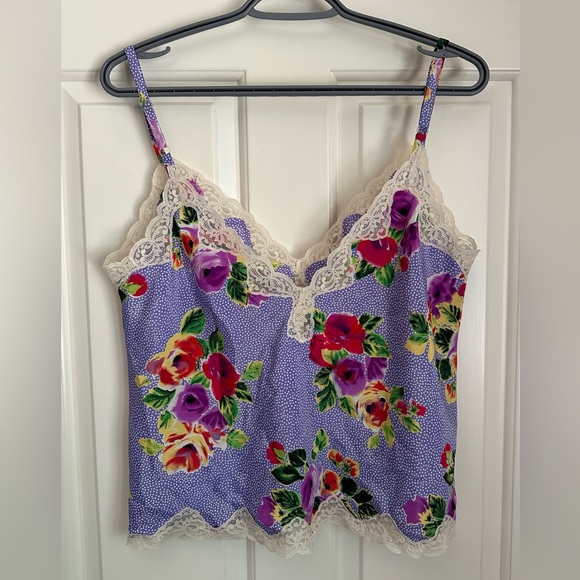 Vintage Gold Label Victoria’s Secret Floral Cami - Picture 2 of 4